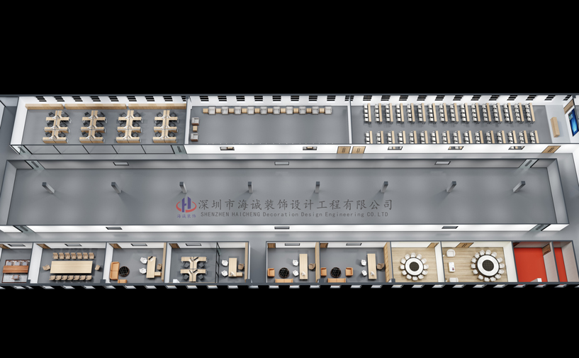 山東大族元亨光電18000平廠房裝修